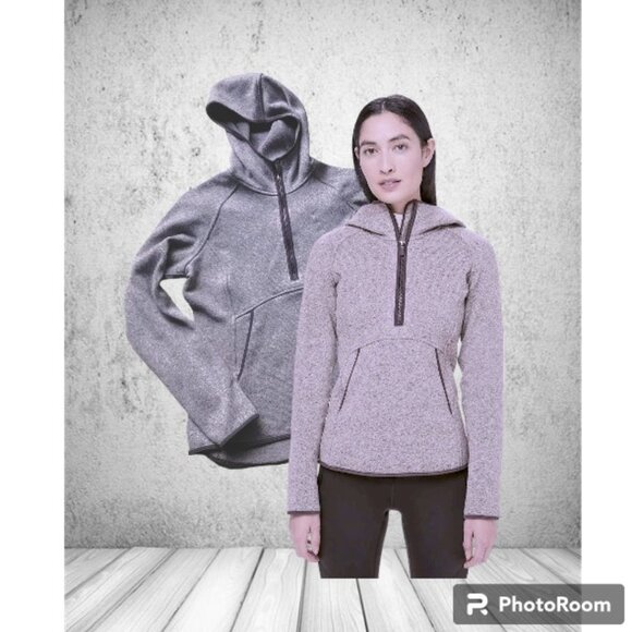 lululemon athletica Tops - Cute Lululemon Fleece and Thank you Pullover Top in Heathered Smoky Blush